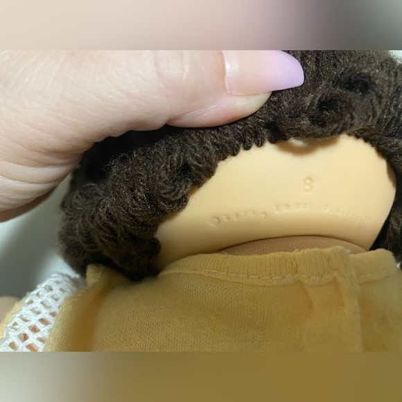 Rare Vintage Silk Tag Stamped Cabbage Patch Doll- Brown Hair - Picture 9 of 17
